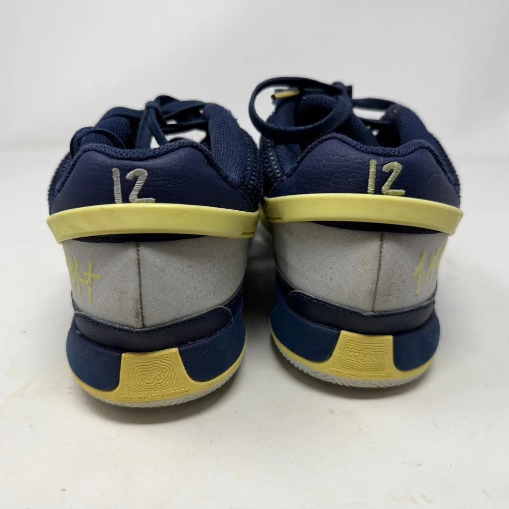 Nike Basketball Shoes Mens 9.5 Ja 1 Midnight Series Navy Yellow EUC FQ4796-402